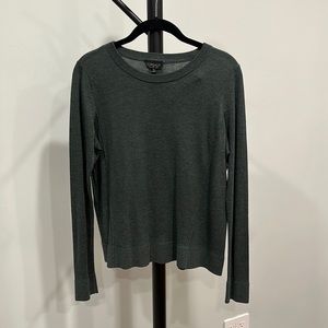Topshop alligator green crew neck sweater (4)